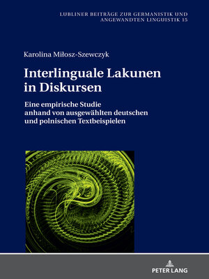 cover image of Interlinguale Lakunen in Diskursen